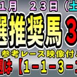 先週【1-1-3-1】【ジャパンカップ】【予想】中央競馬　１１月２３日の推奨馬