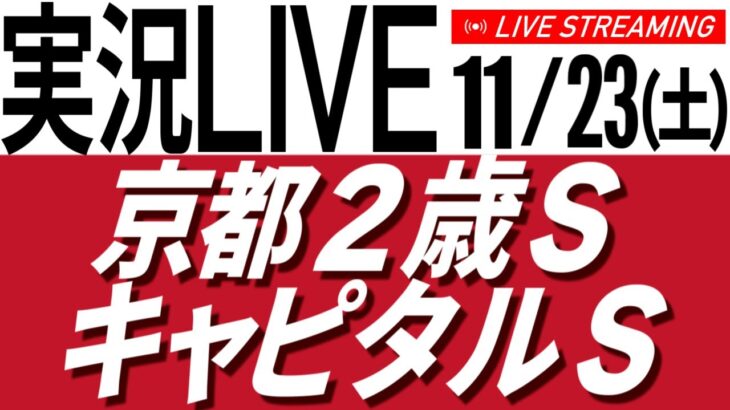 11/23(土) 京都２歳Ｓ・キャピタルＳ – AIちゃん新生take2！ テスト好結果→実戦お試し篇【タイム指数＆AI予想で見る中央競馬／AIボイス実況】