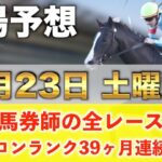 【11月23日土曜競馬予想】10週連続の新馬戦的中へ‼️プロが平場全レース予想を無料公開！【平場予想】