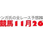 11月26日金沢競馬【全レース予想】2024兼六園雪吊り特別