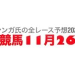 11月26日水沢競馬【全レース予想】2024初冬特別