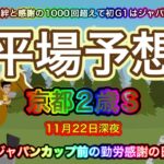 【平場予想】京都2歳ステークスと土曜競馬の平場予想。