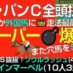 ジャパンカップ2024激オシ爆穴！「先週Ｓ抜擢ウインマーベルに続き今週も大穴にチャンス」