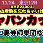 エルコンドル氏のジャパンカップ2024予想！！近年にない強い海外馬が参戦！そして迎える日本勢も超豪華メンバー！見逃し厳禁の大注目の一戦！結末やいかに！？