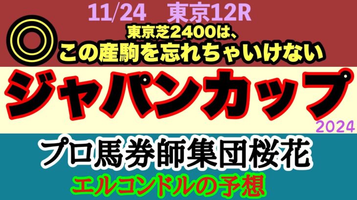 エルコンドル氏のジャパンカップ2024予想！！近年にない強い海外馬が参戦！そして迎える日本勢も超豪華メンバー！見逃し厳禁の大注目の一戦！結末やいかに！？