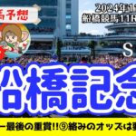 【競馬予想】船橋記念2024を予想‼︎南関競馬予想家たつき&サリーナ【船橋競馬】