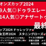 チャンピオンズカップ2024の競馬予想。ほぼ最終結論。