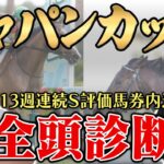 【ジャパンカップ2024全頭診断】前回４番人気Ｓ評価が１着！警戒したい海外馬とは？！４週連続の馬券的中へ向けて全頭徹底解説！！