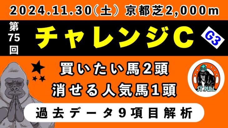 【チャレンジカップ2024】過去データ9項目解析!!買いたい馬3頭と消せる人気馬1頭について(競馬予想)