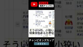 【競馬予想】チャンピオンズカップ2024　穴馬予想！！　#shorts