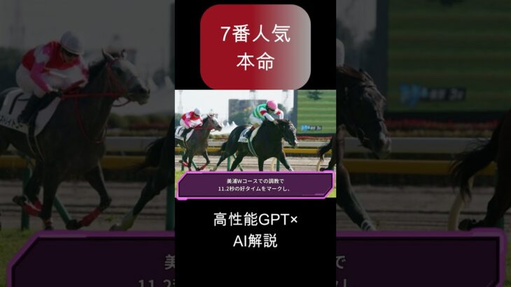 【AI競馬予想】ジャパンカップ・ドゥレッツァ