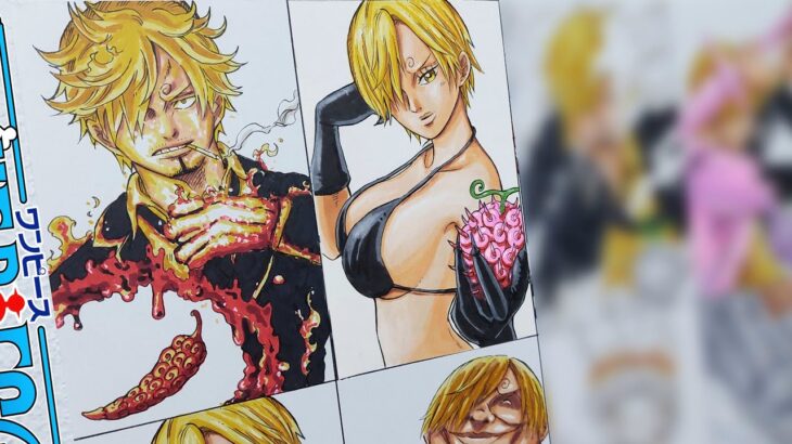 Drawing Sanji in Different Devil Fruit Power | One Piece | ワンピース