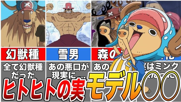 【ONE PIECE】遂に判明する！チョッパーの悪魔の実モデル〇〇！【ゆっくり解説】