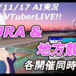 ［#VTuber]JRA&地方競馬 予想ライブ AI実況　20241117☆南部駒賞☆徽軫（ことじ）賞☆(帯広競馬　高知競馬　佐賀競馬)