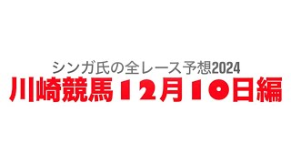 12月10日川崎競馬【全レース予想】2024スパーキングマイラーズチャレンジ