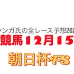 12月15日京都競馬【全レース予想】2024朝日杯FS