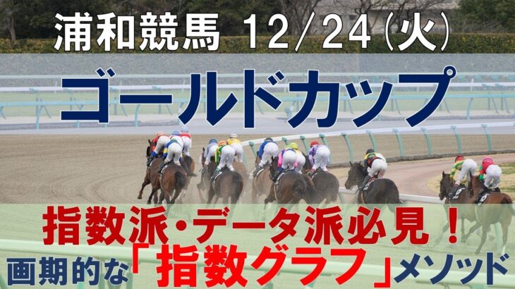 12/24(火) 浦和競馬11R【ゴールドカップ】《地方競馬 指数グラフ・予想・攻略》