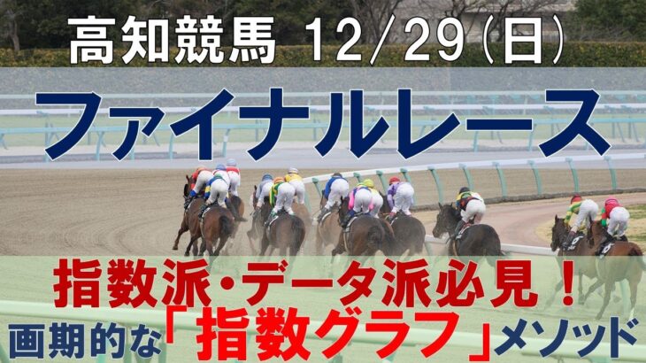 12/29(日) 高知競馬11R【ファイナルレース】《地方競馬 指数グラフ・予想・攻略》