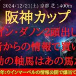 【 最終結論 】阪神カップ 2024 予想 ウイン・ダノン２頭出しの関係者からの情報で買い・消し不動の軸馬はあの馬だ！！【中央競馬予想】