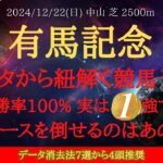 【 データ分析・消去法 】有馬記念 2024 予想 データから紐解く競馬予想歴代勝率100%！ 実は1強です！ドウデュースを倒せるのはあの馬だ！【中央競馬予想】