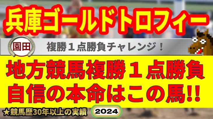 兵庫ゴールドトロフィー2024競馬予想