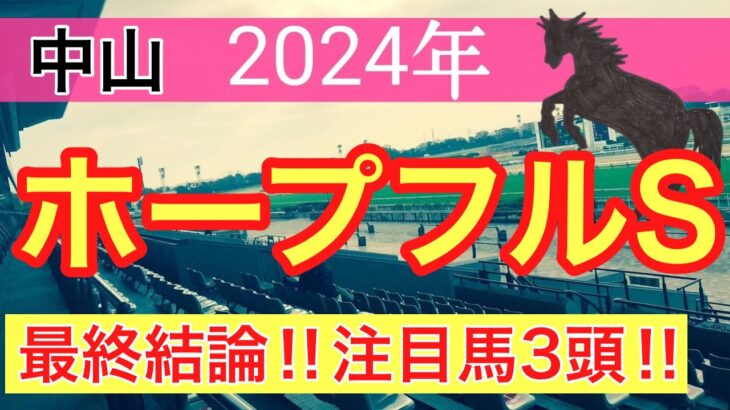 【ホープフルステークス2024】蓮の競馬予想(最終結論)