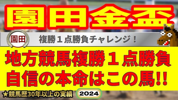 園田金盃2024競馬予想