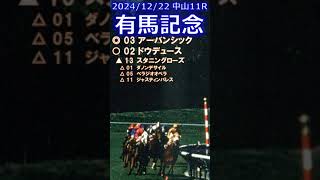 有馬記念予想（2024年12月22日中山11R）