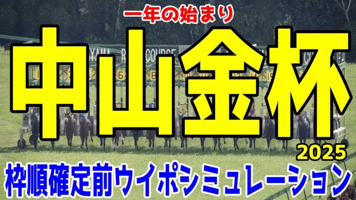 中山金杯2025 枠順確定前ウイポシミュレーション【競馬予想】【展開予想】ホウオウビスケッツ クリスマスパレード シンリョクカ リカンカブール ボーンディスウェイ アルナシーム