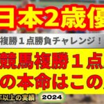 全日本2歳優駿2024競馬予想