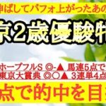 【東京2歳優駿牝馬2024】◎距離伸びてパフォーマンスを上げたあの馬に期待だ！