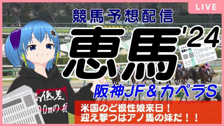 【競馬予想配信】恵馬’24 ～阪神JF＆カペラS【熱き血を継ぐもの】