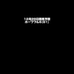 【ホープフルS】12月28日競馬予想