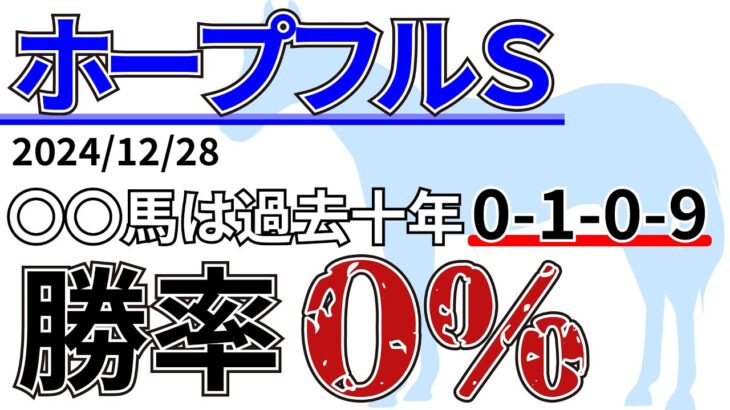 【ホープフルS2024】中山だけど関西馬のほうが好成績！？先週の結果&データ&有力馬情報&予想