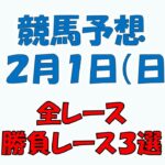 【競馬予想】１２月１日（日）全レース予想／厳選３レース(平場予想・重賞予想)