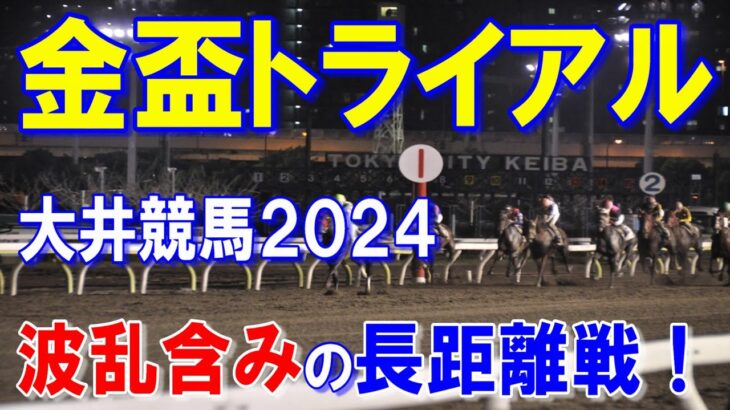 金盃トライアル２０２４【大井競馬予想】波乱含みの長距離オープン戦！！