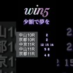 オタメシwin5少額で夢を　　#競馬予想 #競馬 #win5