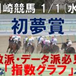 1/1(水) 川崎競馬11R【初夢賞】《地方競馬 指数グラフ・予想・攻略》