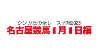 1月1日名古屋競馬【全レース予想】2025弥富記念