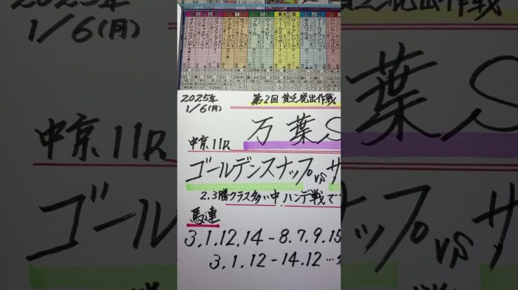 【競馬予想】中京11R 万葉ステークス🏇長距離ハンデ戦前を狙います🧐❣️