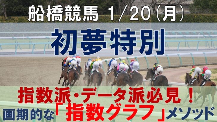 1/20(月) 船橋競馬11R【初夢特別】《地方競馬 指数グラフ・予想・攻略