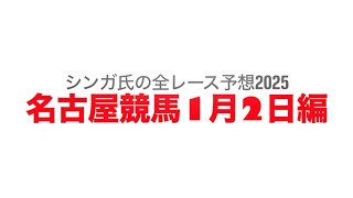 1月2日名古屋競馬【全レース予想】2025新春盃