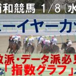 1/8(水) 浦和競馬11R【ニューイヤーカップ】《地方競馬 指数グラフ・予想・攻略》