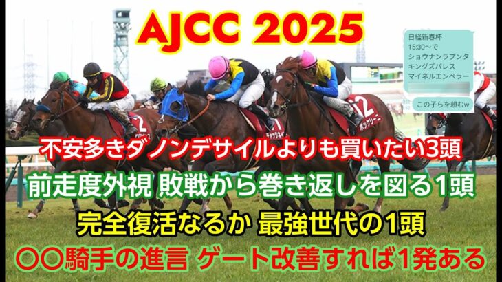 アメリカジョッキークラブカップ 2025 競馬予想【ダノンデサイルよりも買いたい3頭】前走〇〇組に注目