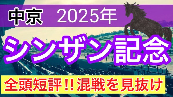 【シンザン記念2025】蓮の競馬予想(全頭短評)