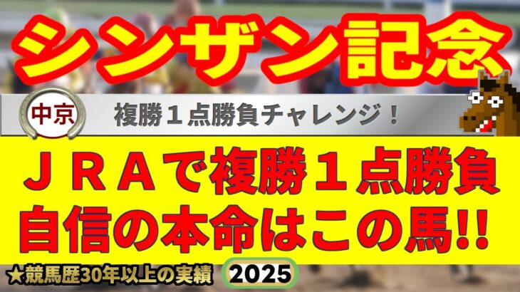 シンザン記念2025競馬予想