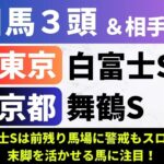 【2025白富士S/舞鶴S】競馬予想｜白富士Sは前残り馬場に警戒もスローで末脚を活かせる馬に注目！