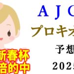 【競馬】AJCC プロキオンS 2025 予想 (小倉メインの壇之浦Sの予想はブログで)