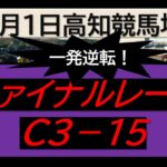 【競馬予想】ファイナルレースC３－１５！～２０２５年１月１日 高知競馬場 ：１－２