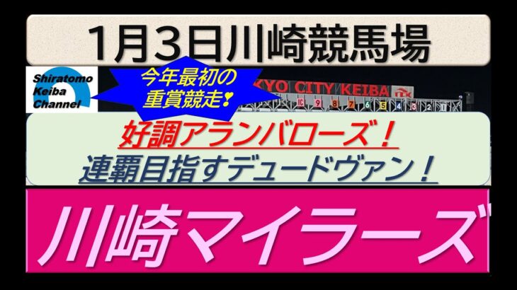 【競馬予想】川崎マイラーズ(SⅢ)！～２０２５年１月３日 川崎競馬場 ：１－５